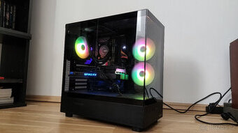 Herní PC: RTX 3070, I5 8600K, 32GB RAM, 1TB M.2, AIO, RGB