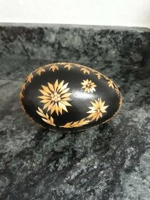 Kraslice vykládaná slámou,malovaná,skleněná vejce aj