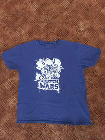 tričko SCRATCH WARS, modré, velikost 164 - 1