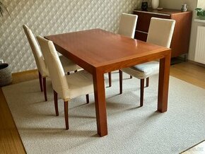 Jídelní stůl se židlemi (4ks)