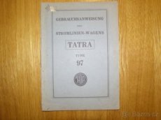 Prodám návod na obsluhu Tatra 97 - 1