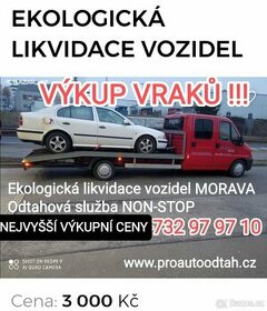 Ekologická likvidace vozidel MORAVA - 1
