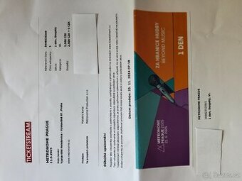 VSTUPENKY NA METRONOME PRAGUE na sobotu 21.6.2025