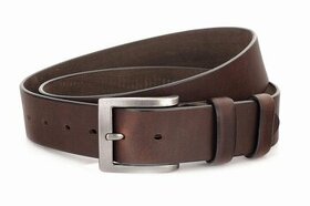 Pánský kožený opasek M4013 o šířce 4 cm - 1