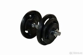 Jednoruční nakládací činka - 2 x 19,5 kg