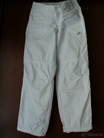 Bílé kalhoty Nike L - 1
