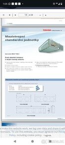 Prodám nové podstropmi jednotky Toschiba, 6kw, 6kw - 1