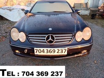 //Mercedes CLK 270cdi , w209,125kw, 2005//DÍLY
