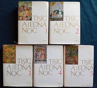 TISÍC A JEDNA NOC - 5 KNIH - CENA ZA KOMPLET