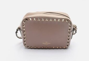Kabelka Valentino Garavani Rockstud beige