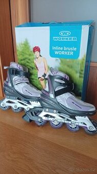 Dívčí rostoucí brusle inline