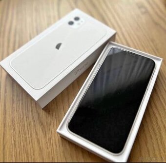 IPhone 11 64GB Bílý kondice baterie 73%