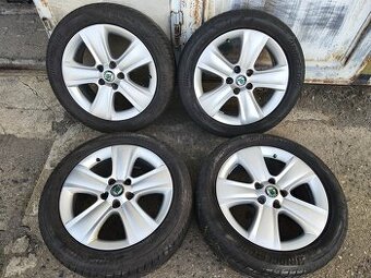 17"alu sada 5x112 origo Škoda Yeti Octavia 2 Scout 225/50