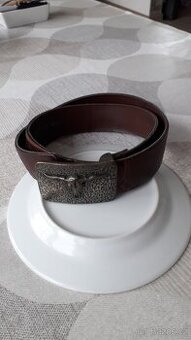 Opasek  pásek  kožený hnědý