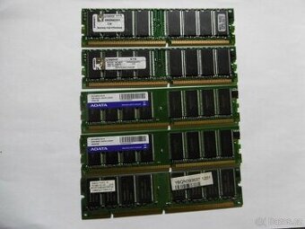 staré paměti DDR1 DDR2 DDR3 ...