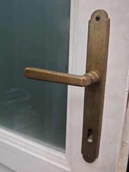 Štítové dveřní kování Alt Wien BB 90, OV

