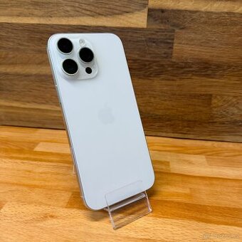 IPhone 16 Pro Max 256GB, bílý, 100% bat., eSIM (záruka) - 1