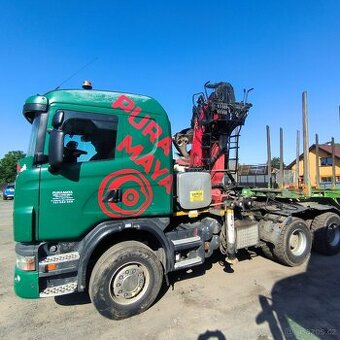 Scania n331 6x6 hydraulická ruka epsilon 180