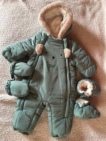 Detsky zimni overal znacky Mayoral olivova barva 65cm