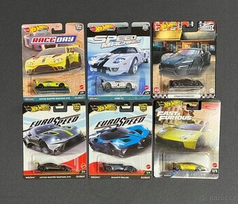 Hot wheels Aston, Bugatti, Lamborghini
