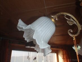 Skleněné stínítko na lampu