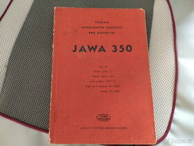 Prodám seznam ND Jawa Pérák 350 rok 1951-1952