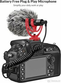 Kardioidní směrový mikrofon YOTTO  pro DSLR a videokamery - 1
