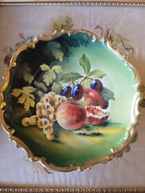 Staré ručně malované talíře Austria - 1
