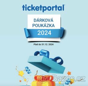 2x 1000 Kč Dárková poukázka ticketportal.cz
