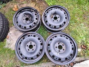 Disky 5 x 100, r15 Škoda Fabia, ET 43
