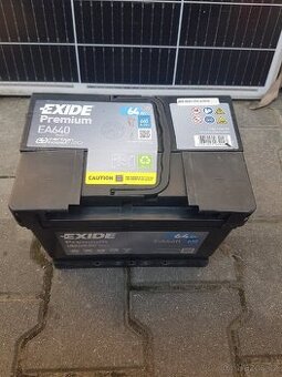 Autobaterie Exide EA640 12V 64Ah 640A použita