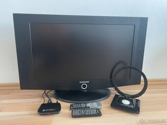 LCD TV Samsung 27'' + set top box + anténa