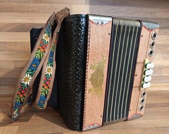 Heligonka (harmonika,akordeon) Flatscher G-C ladění