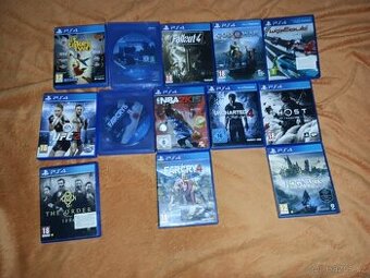 Prodám hry na ps4 cena v popisu.