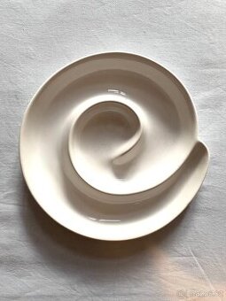 Talířek / šnek - porcelán - 1