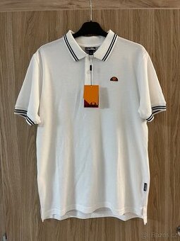 Nové Ellesse pánské polo tričko, bílé vel. M