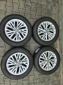 5x112 16 6,5J ET43 orig.VW alu vč.zim./let. pneu - 1
