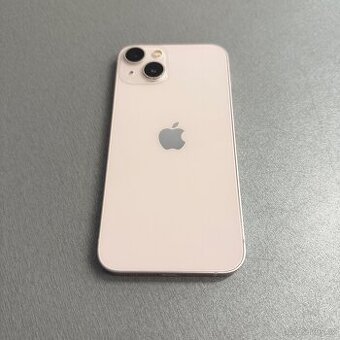 iphone 13 256GB růžový, 100% baterie, 12 měsíců záruka