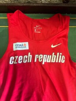 Nike běžecké tričko M Czech Republic koszulka biegova dres d
