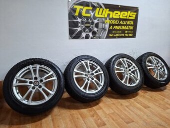 Alu kola R16 5x112 Anzio + zimní pneu 205/55/16 Barum
