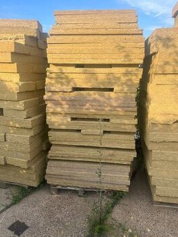 Tvrzená vata Rockwool na fasády i podlahy. Různé rozměry.