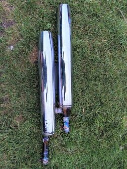 Yamaha Wildstar 1600 originální výfuky navrtané (laděné)