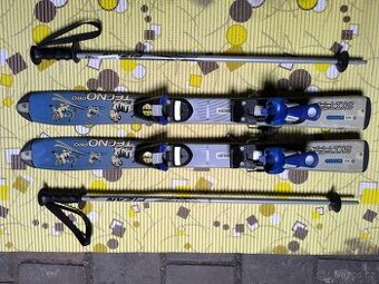 Set dětské lyže Techno 80 cm s vázáním Techno