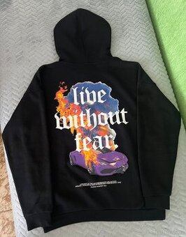 Chlapecká mikina s kapucí Black Squad vel.M