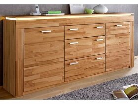 Komoda Highboard Lyon - Jádrový buk masiv Germany