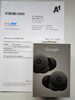 Sluchátka Google Pixel Buds 2a Hazel  - nová, doklad, záruka