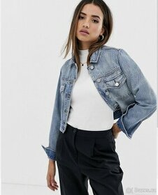 denim bunda dámská
