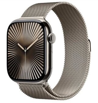 Apple Watch S10 46mm Cellular Natural Titan Milanese Loop