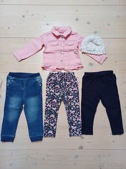 Jarní bunda, kalhoty, čepice vel 86 - 92