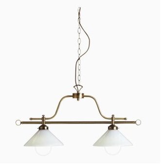 Závěsné stropní svítidlo-staromosaz